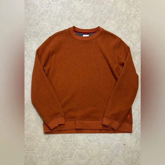 Men’s XL Topo Designs Technical Hybrid Wool Blend Crew Neck Sweater